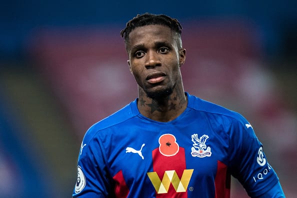 Wilfried Zaha testé positif au Covid-19