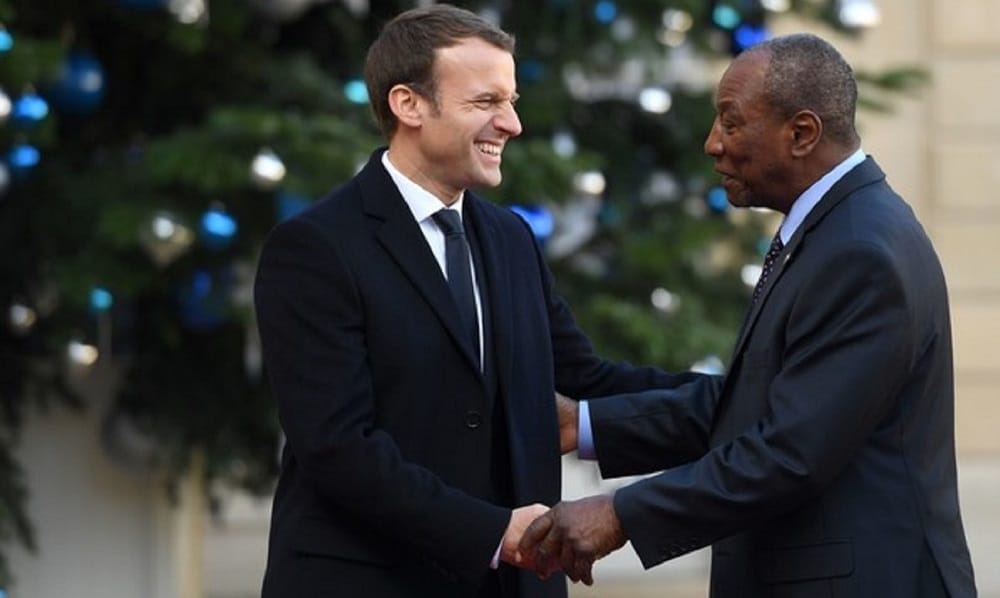 Réélection d’Alpha Condé : Macron écrit au président guinéen