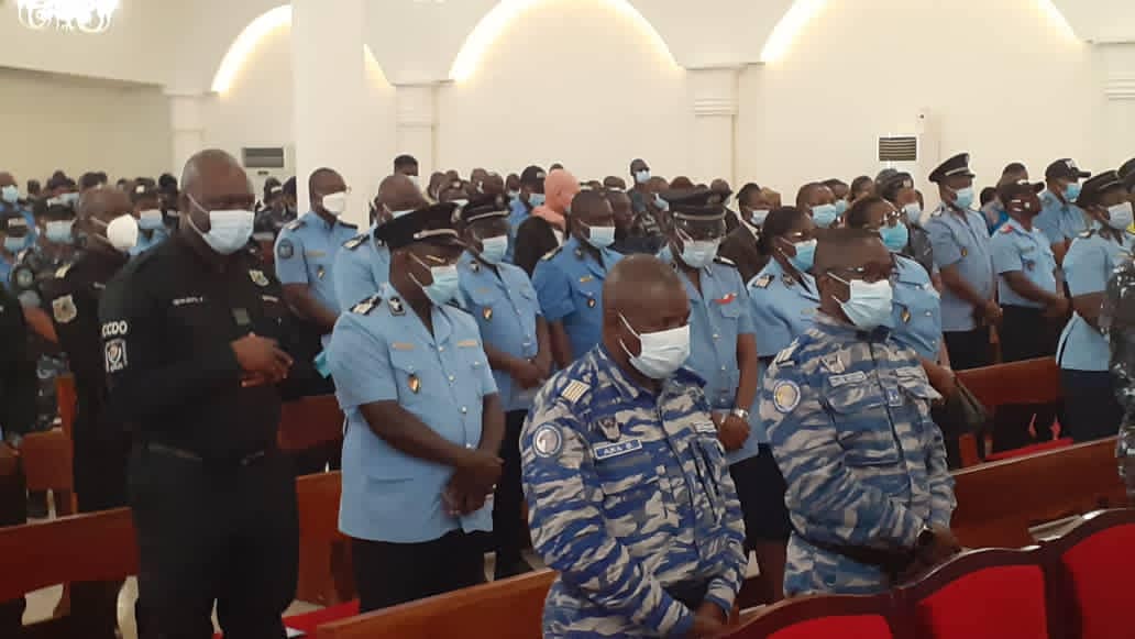 Levée de corps du commissaire Akoun Charles Étienne ce 4 décembre 2020