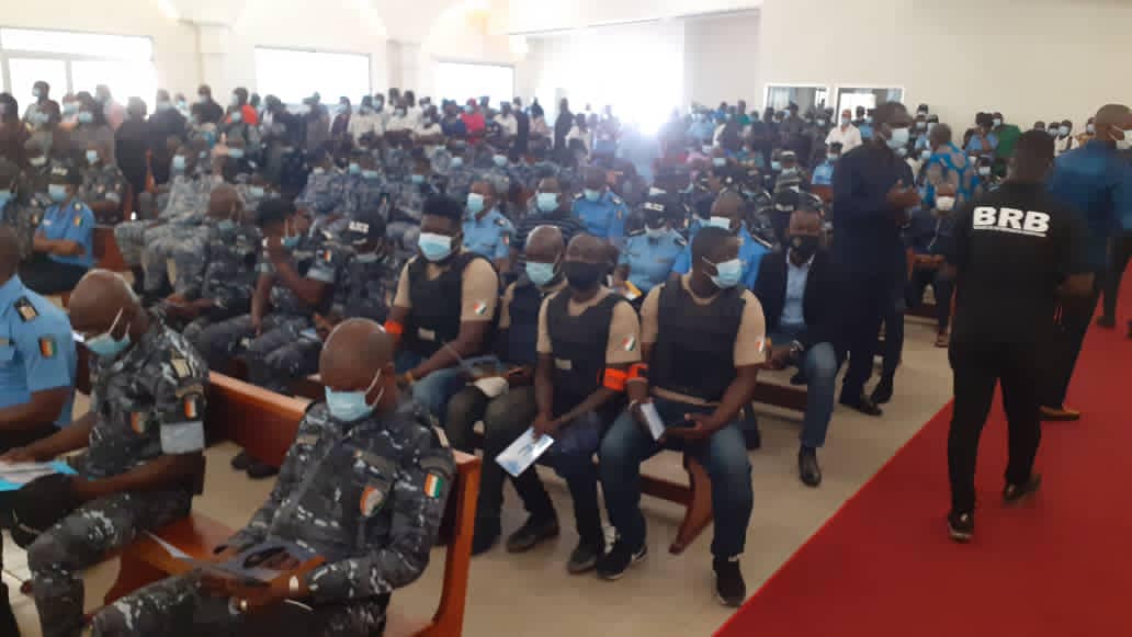 Levée de corps du commissaire Akoun Charles Étienne ce 4 décembre 2020