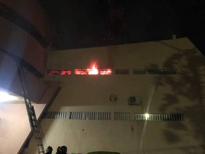 Incendie à la Télévision du Burkina, les locaux de la Bf1 part en fumée