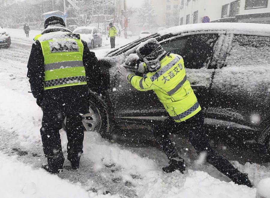 Chine : forte chute de neige dans le nord-est – Actualités 07/01/2021
