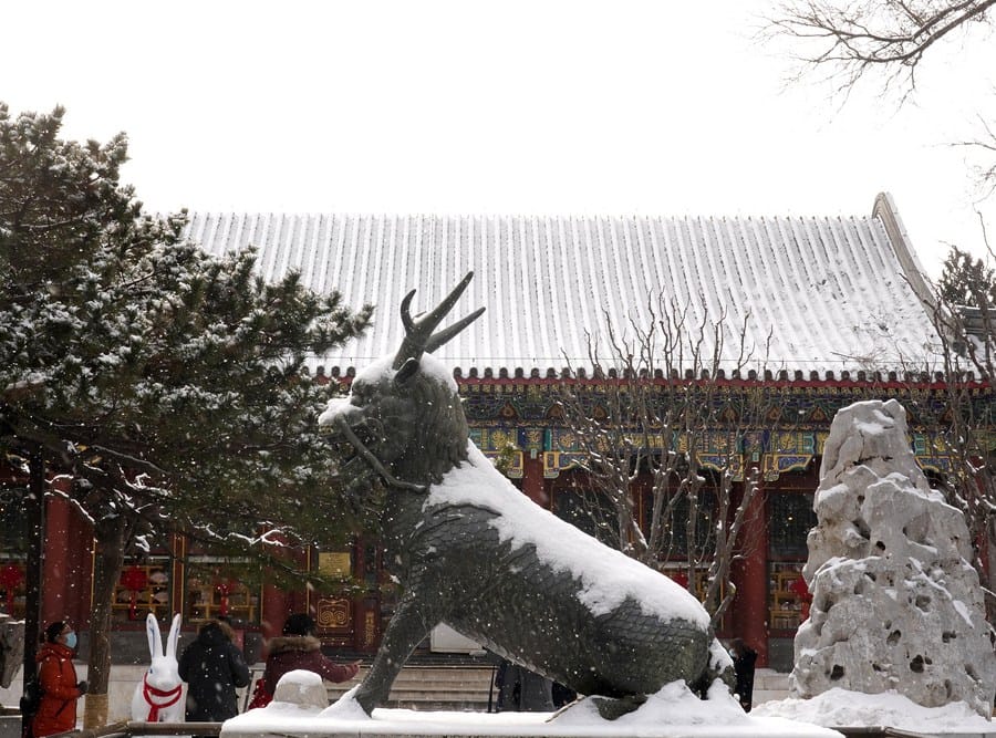 Le Palais d’été enneigé à Beijing – Actualités 19/01/2021