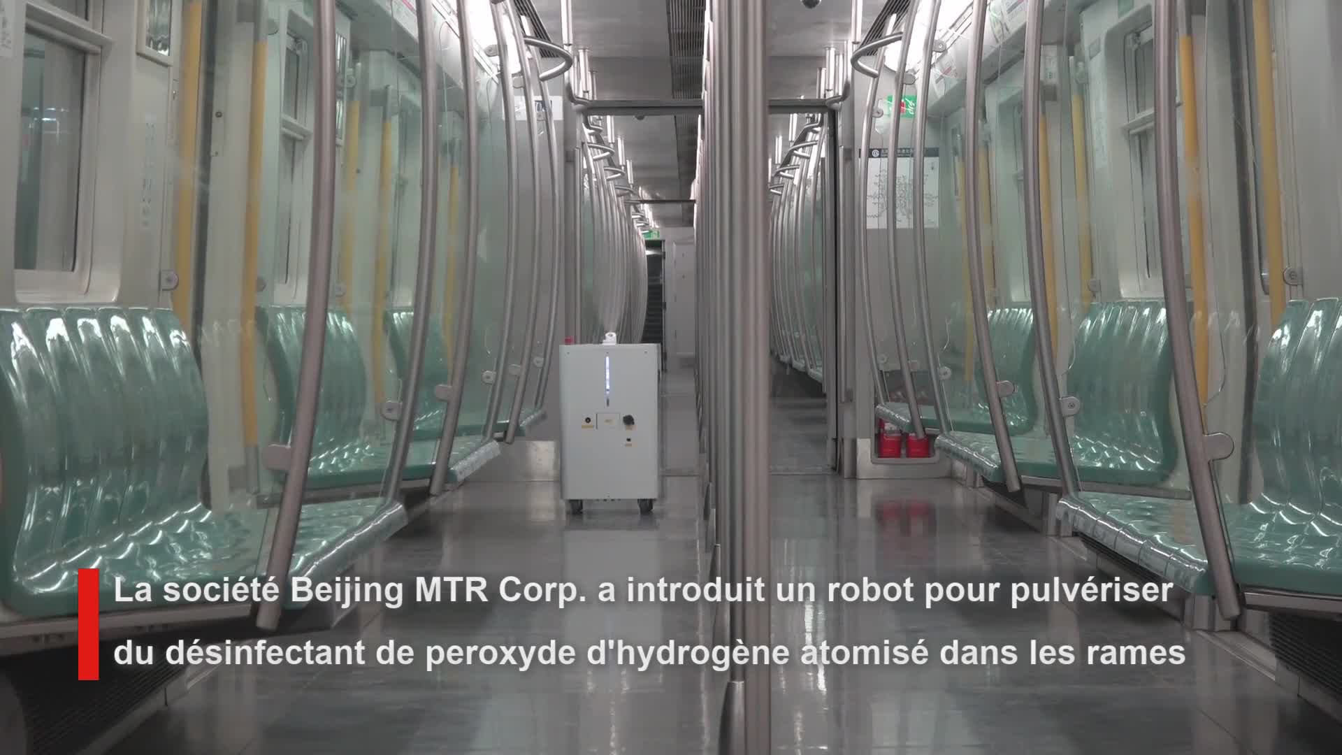 Le métro de Beijing introduit un robot pour désinfecter les rames – Actualités 20/01/2021