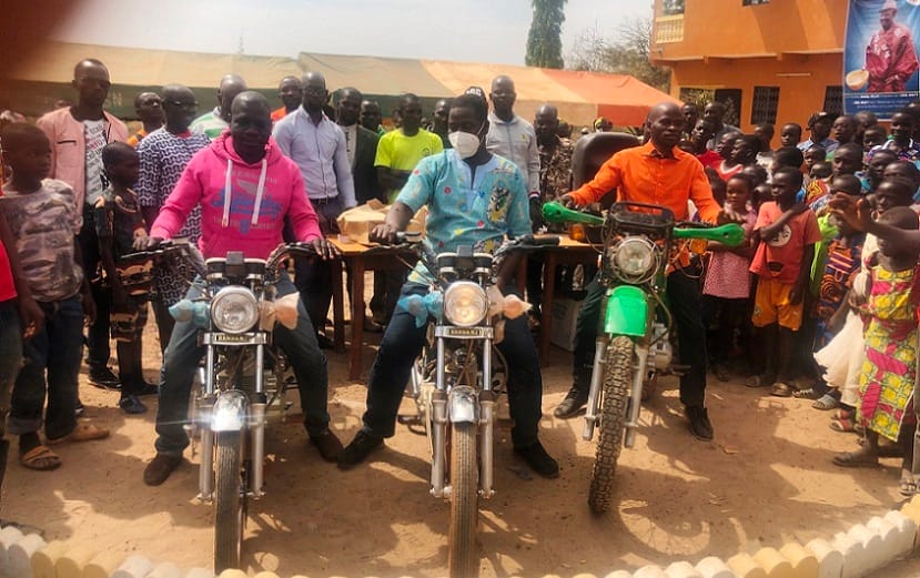 RHDP du canton Kafigué : des motos pour les secrétaires de sections