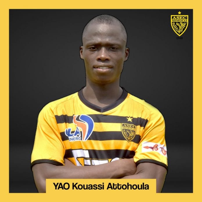 Yao Kouassi Attohoula signe à l’Asec Mimosas