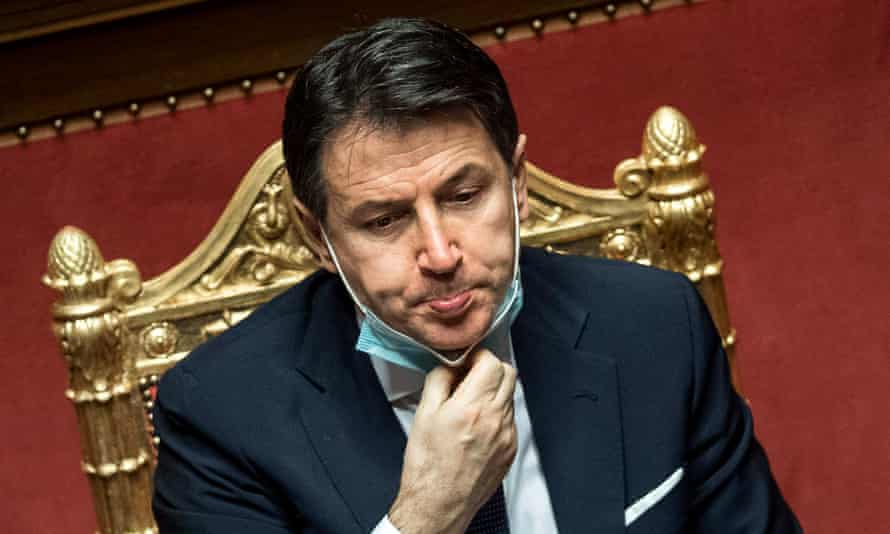 Démission de Giuseppe Conte, Premier ministre italien