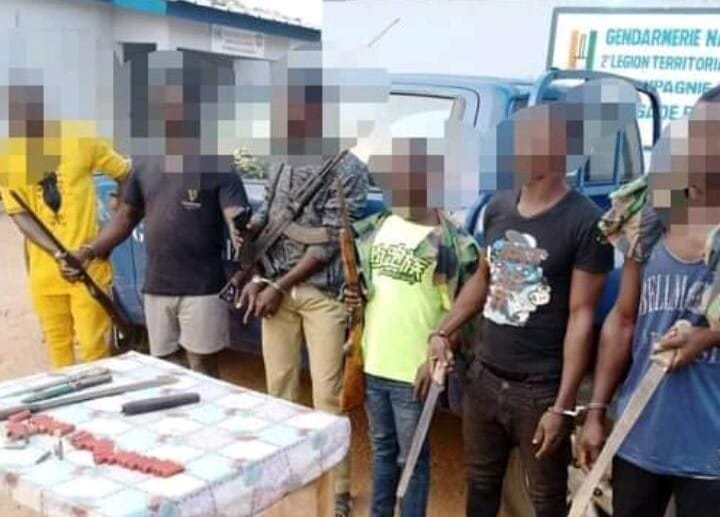 Bangolo : six cambrioleurs mis aux arrêts par la gendarmerie