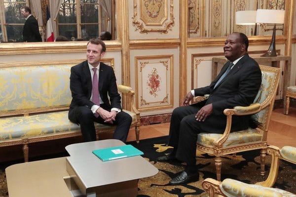 Alassane Ouattara a Abidjan après un séjour en France