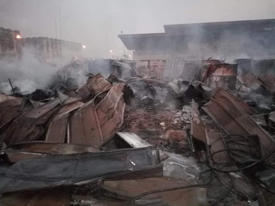 Incendie à Bonoua : Le marché municipal ravagé
