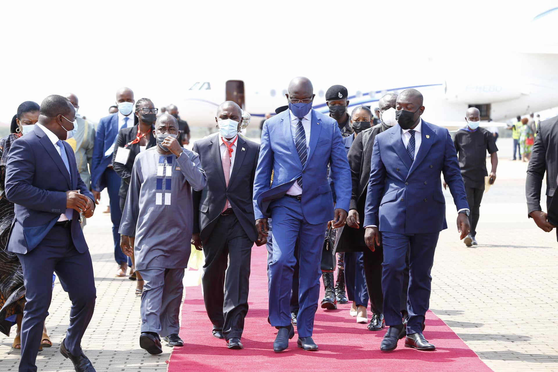 Sommet de la CEDEAO sur le Mali au Ghana : arrivée de George Weah à Accra