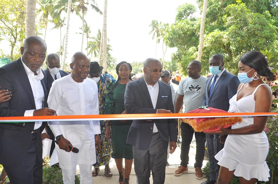 Siandou Fofana inaugure le complexe hôtelier BBR de Fabrice Sawegnon