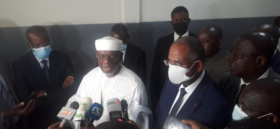 Patrick Achi fait ses civilités au nouveau Cheick Ousmane Diakité