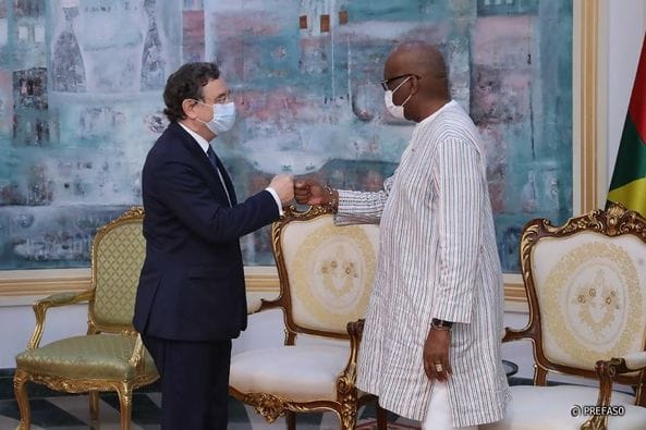 Burkina : le représentant spécial de l’UE pour le Sahel, Angel Losada fait ses adieux à Roch Kaboré