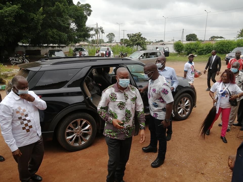 Création nouveau parti politique de Gbagbo : Koné Katinan à Niakara, [Images]