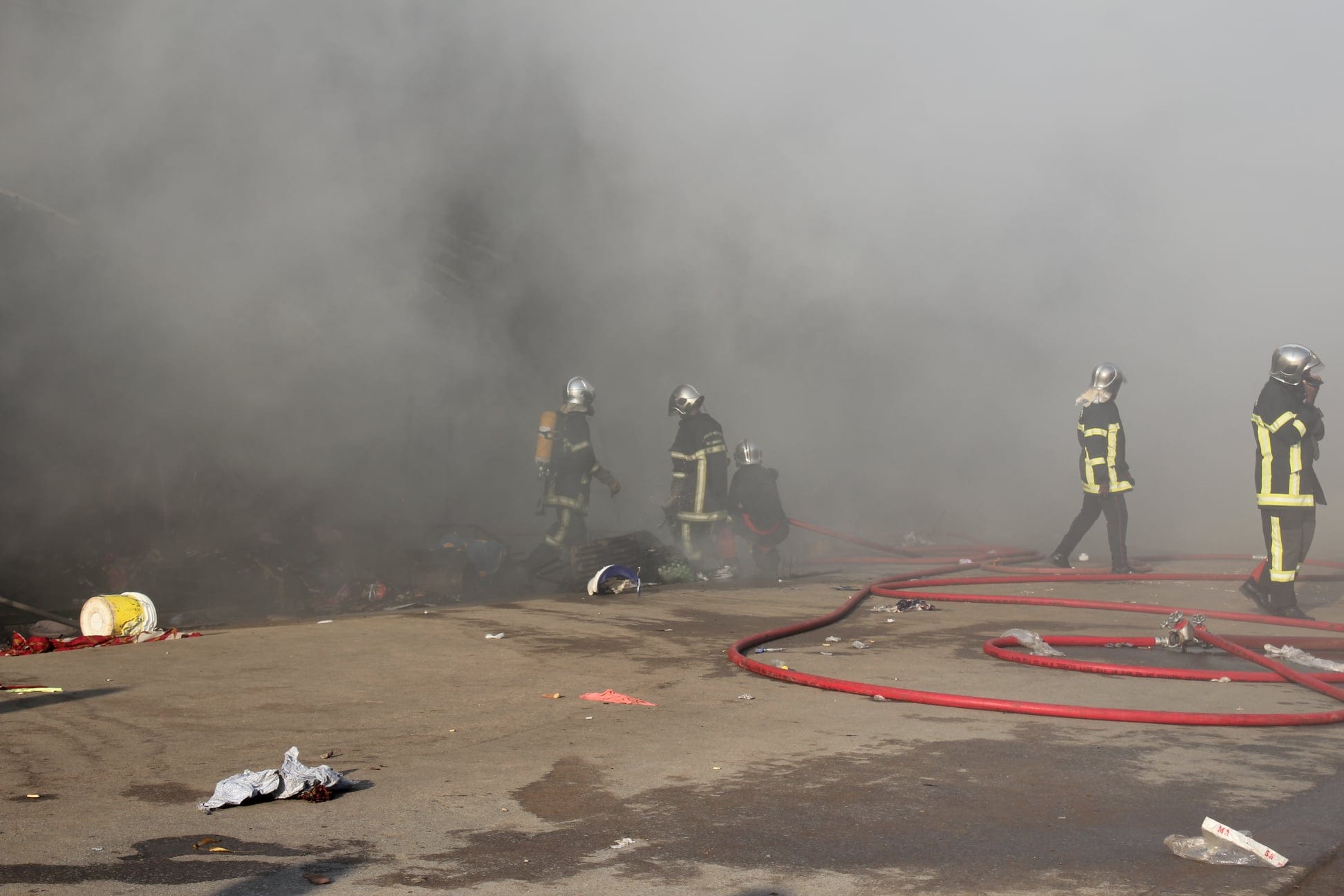 Incendie à l’hôpital Méthodiste de Dabou ce 19 mars 2023