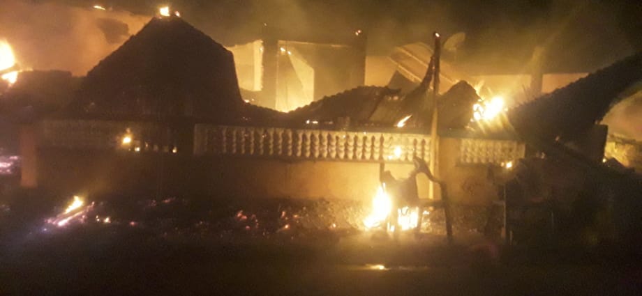 Bouna : un incendie ravage un restaurant