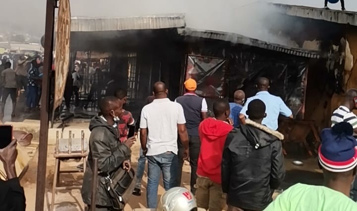 Dabakala : un incendie ravage des commerces
