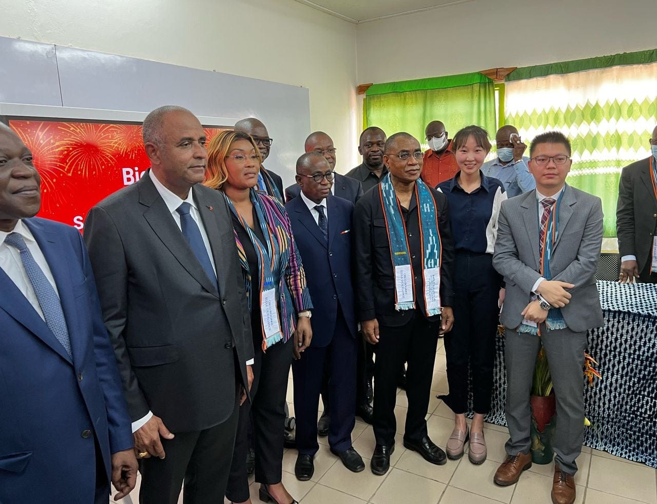 Patrick Achi à l’inauguration du CBCG de Bouaké