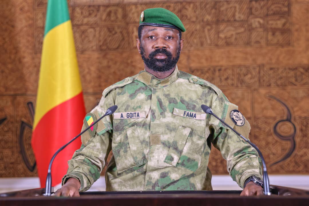 Assimi Goïta, président de la transition au Mali