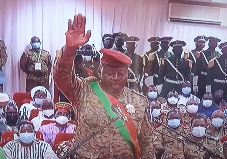 Le lieutenant-colonel Sandaogo Damiba : voici son discours lors de sa prestation de serment ce 16 février 2022