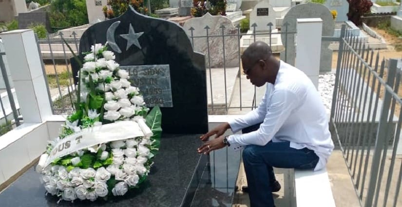 Présidence FIF : Sory Diabaté sur la tombe de Sidy Diallo avant l’élection