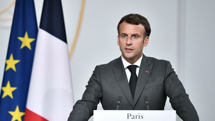 Emmanuel Macron, président de la République de France