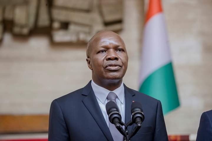 Mabri Toikeusse chez Alassane Ouattara le 22 mars 2022