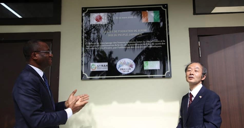 La Côte d’Ivoire a son 1er centre de fabrication et de commercialisation du surimi