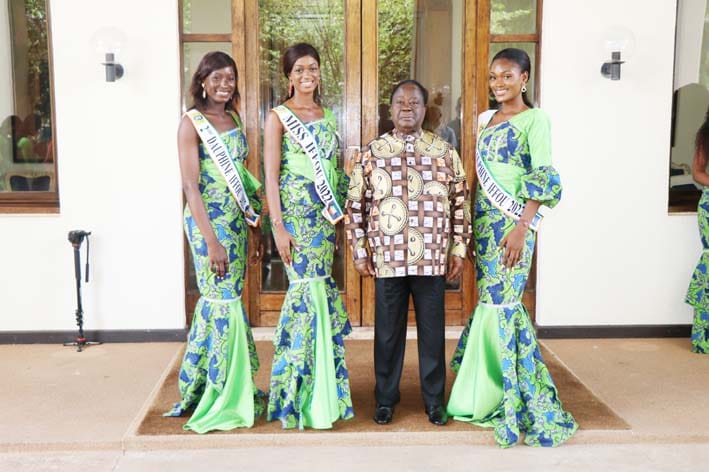 Comara Samira, Miss de la région de l’Iffou 2022, chez Bédié