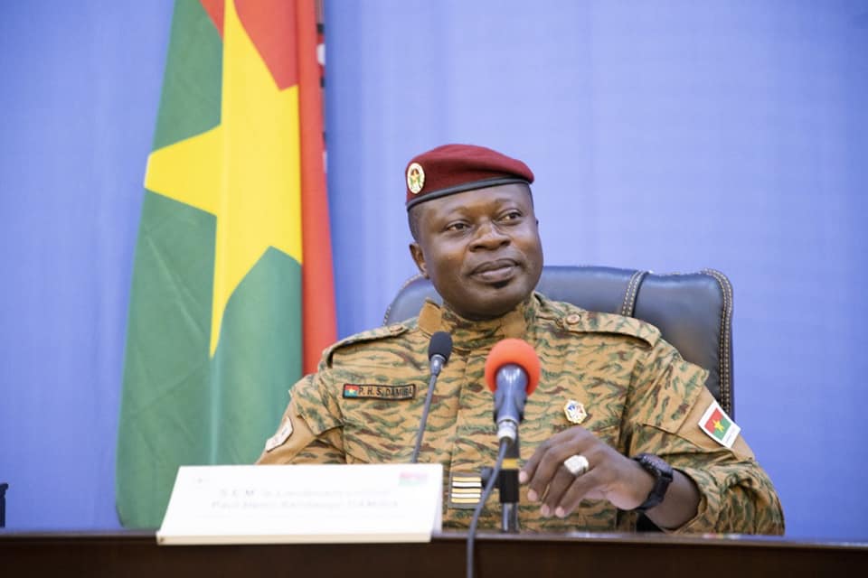 Paul-Henri Damiba, le président du Burkina, à Abidjan ce 5 septembre 2022