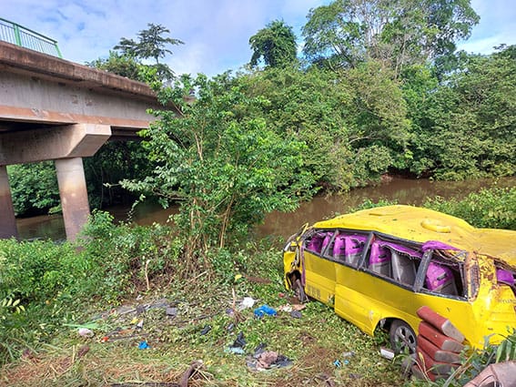 Accident à Divo