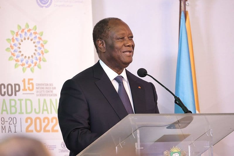 COP 15 à Abidjan: discours du président Ouattara ce lundi 9 mai 2022