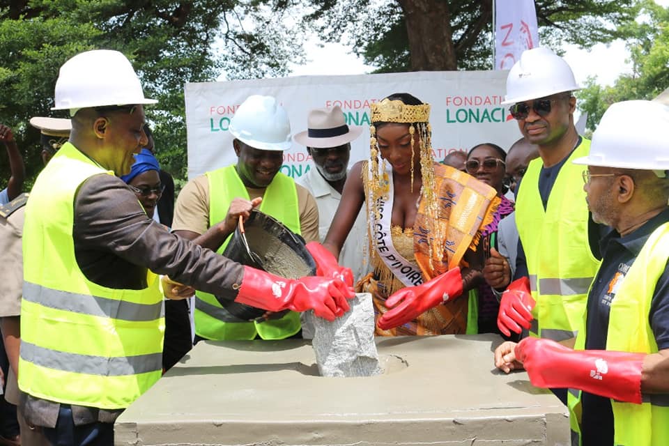 Centre de santé Olivia Yacé de N’Gokro : Pose de la première pierre