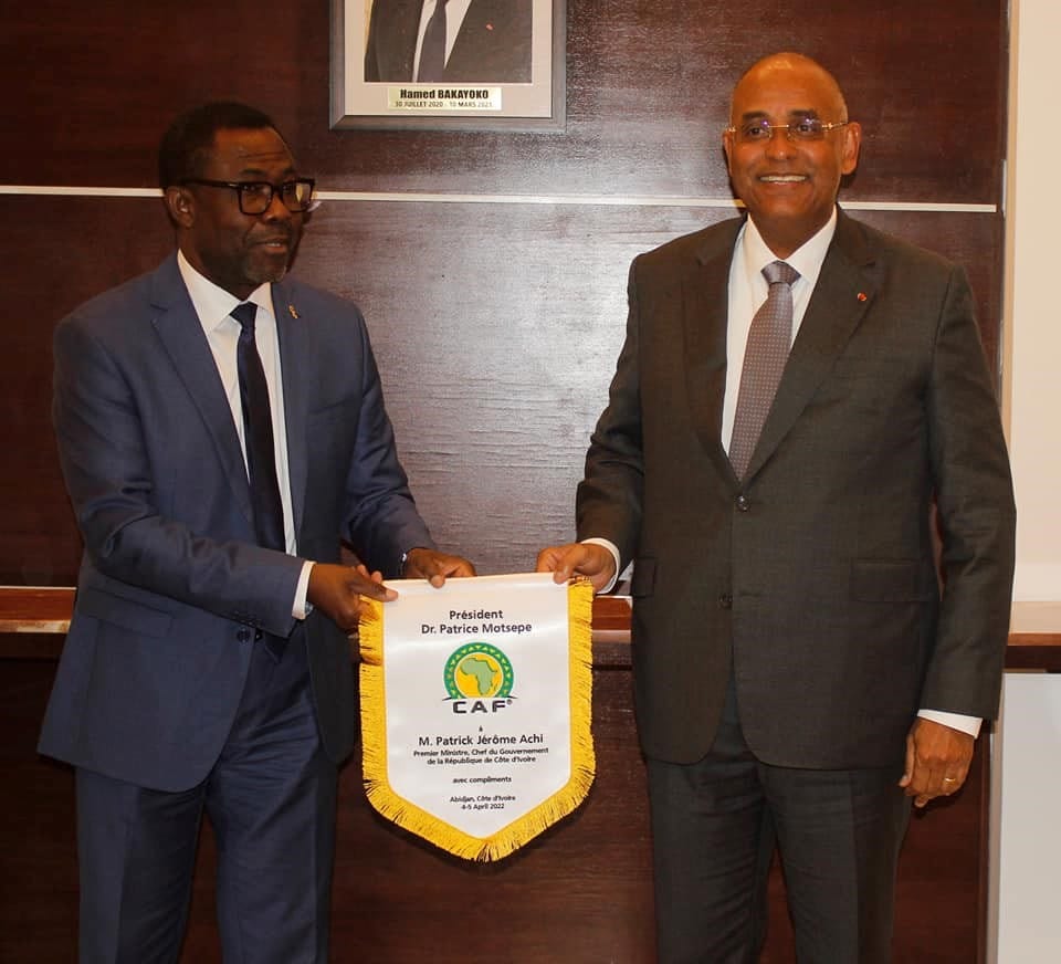 CAN 2023 Côte d’Ivoire : point des préparatifs de la CAF à Patrick Achi
