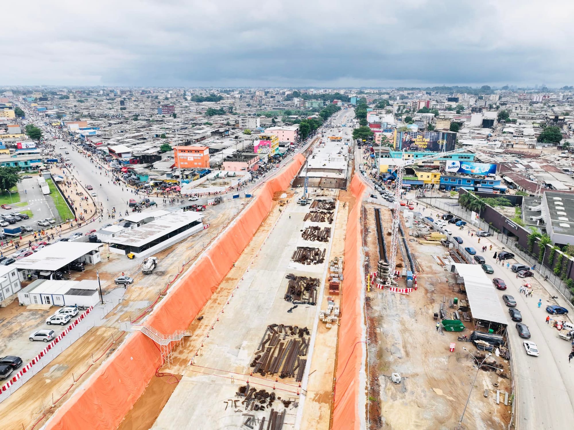 Échangeur rond-point d’Abobo: avancée du chantier