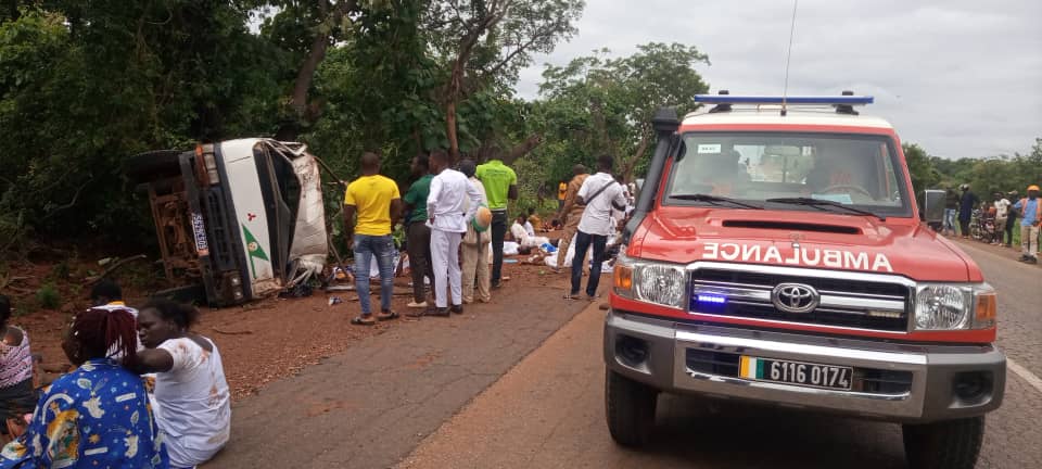 Accident sur l’axe Abidjan-Alépé: deux victimes