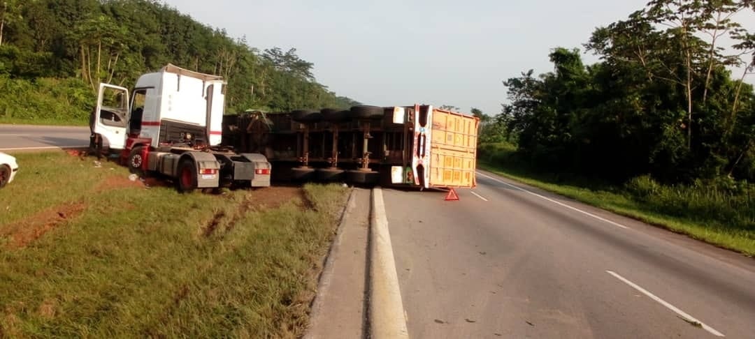 Grave accident de la route sur l’autoroute du nord ce 23 juillet 2022