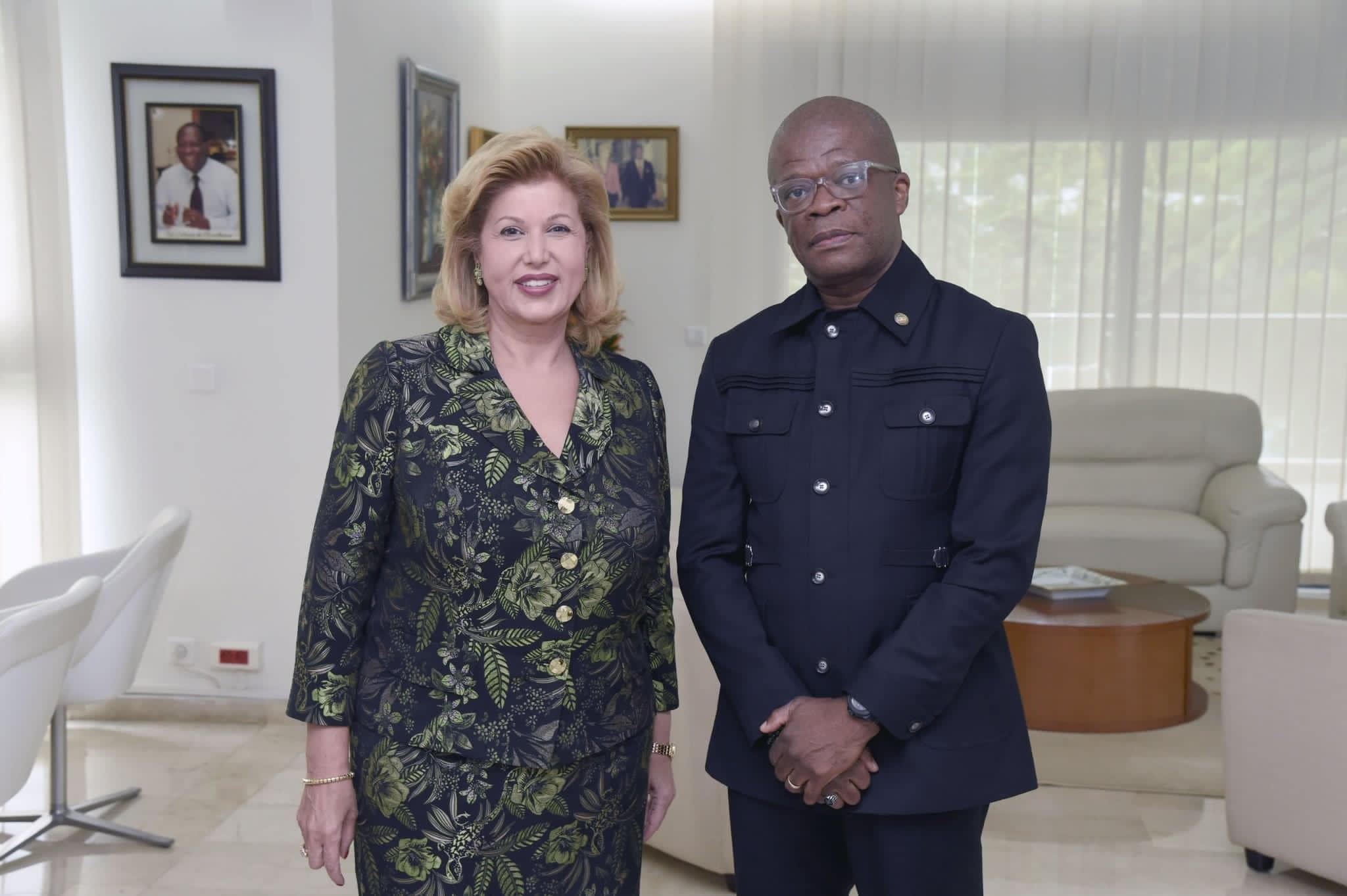 Yves Zogbo Junior chez Dominique Ouattara
