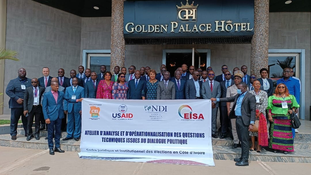 Le PPA-CI participe à l’atelier-débat sur l’amélioration du cadre juridique et institutionnel des élections en Côte d’Ivoire