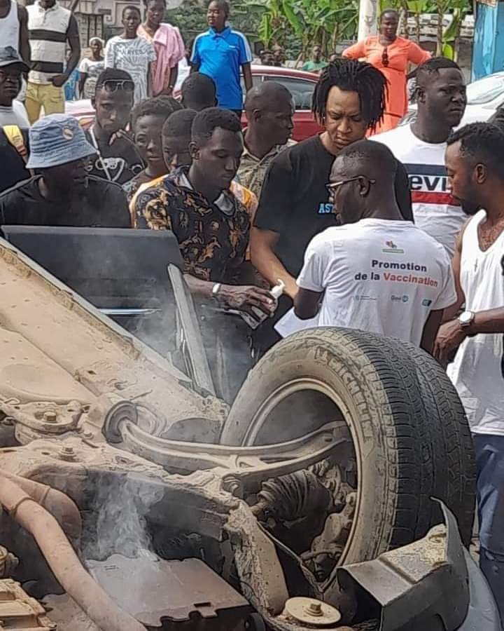 Safarel Obiang victime d’un accident de la route ce samedi 8 octobre 2022