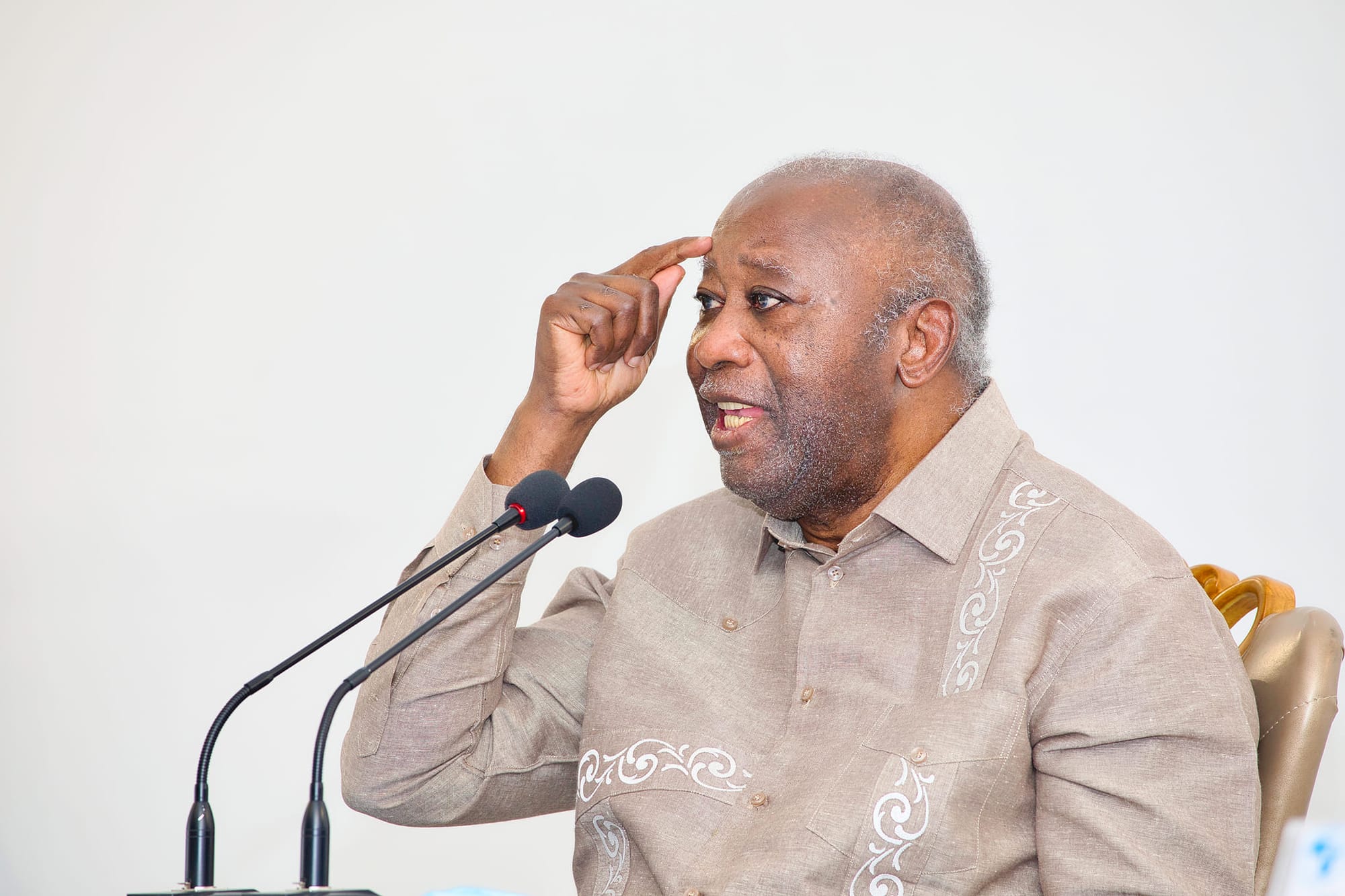 Laurent Gbagbo, président du PPA-CI