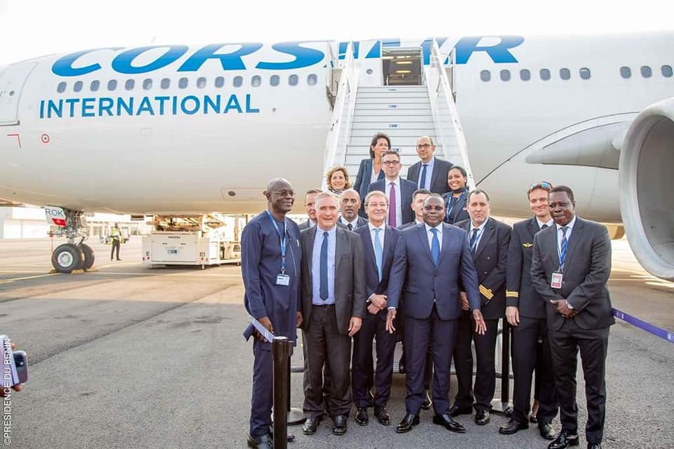 Transport aérien au Bénin : Corsair effectue son vol Inaugural sur Cotonou