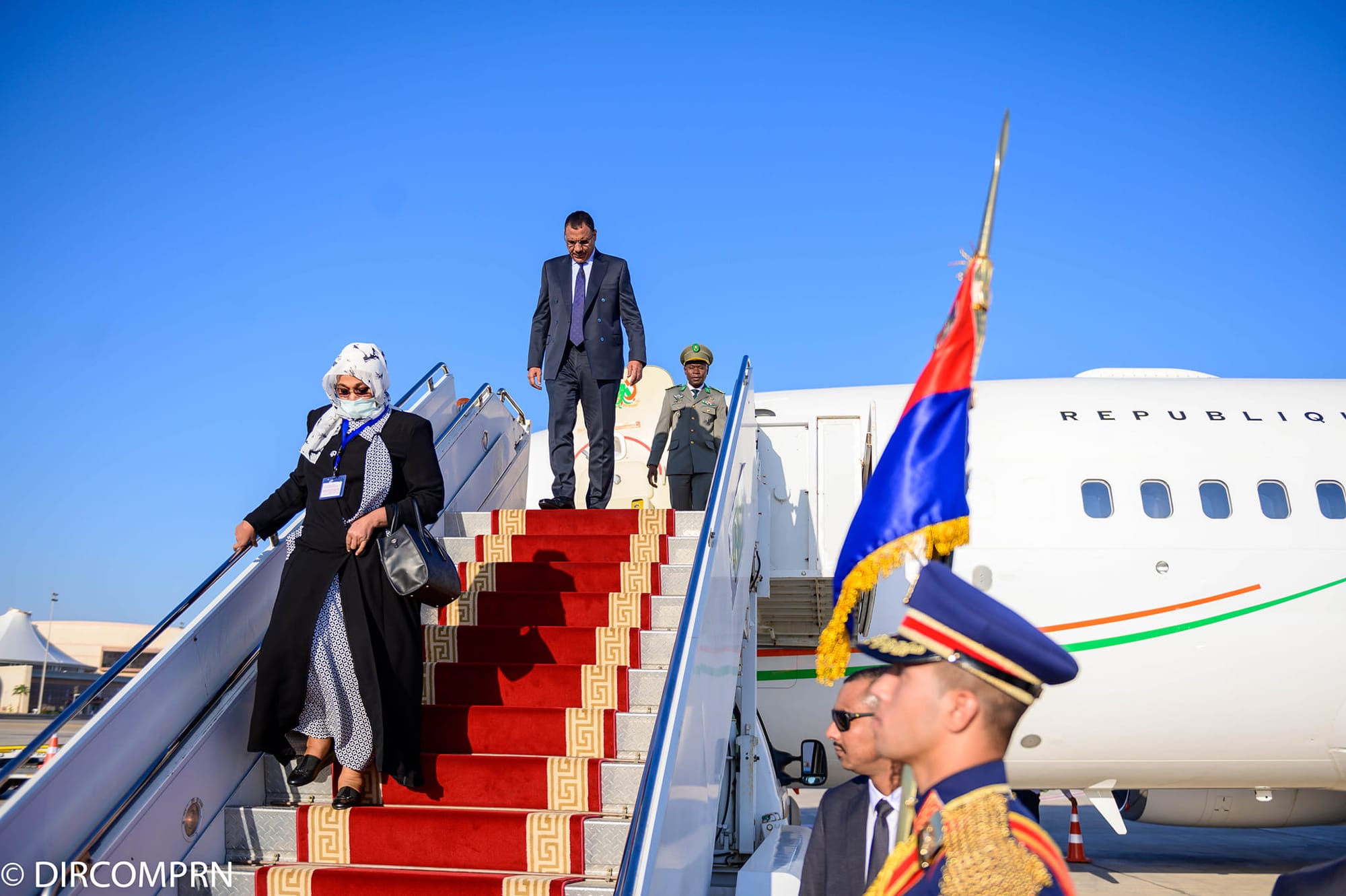 COP 27 : arrivée de Mohamed Bazoum à Charm El Cheikh