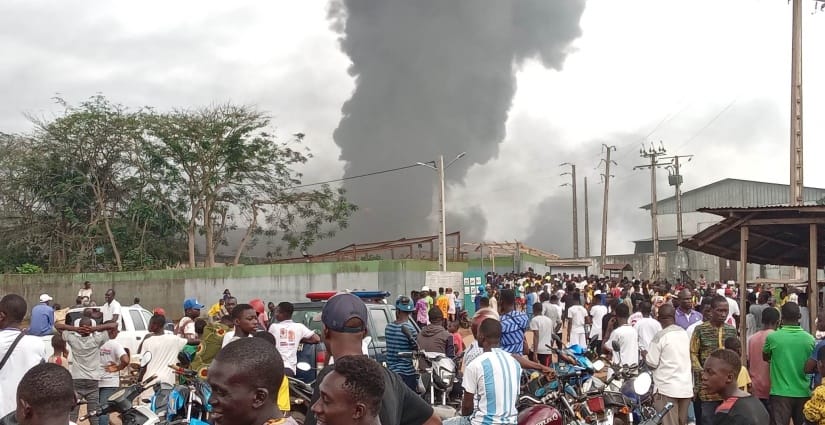 Incendie à la société Pakidié de Sikensi