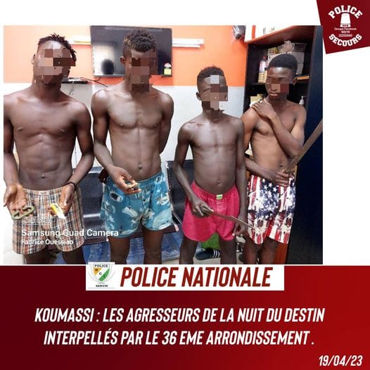Koumassi : les agresseurs de la nuit du destin arrêtés