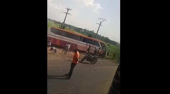 Accident : un car d’UTB fait une sortie de route Duékoué