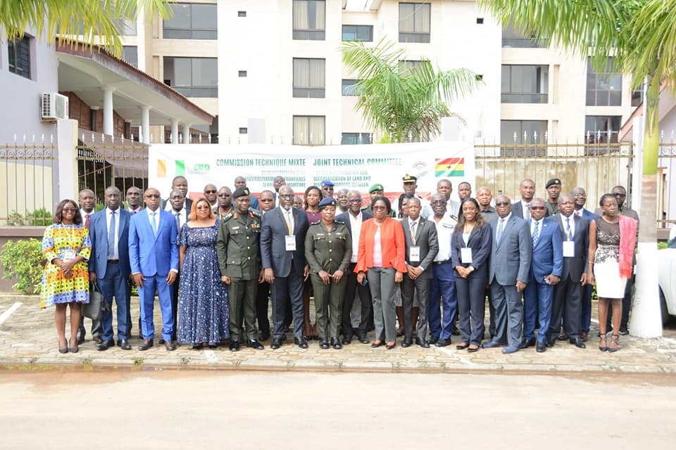 Matérialisation frontières terrestre et maritime Côte d’Ivoire – Ghana: rencontre de la commission technique mixte