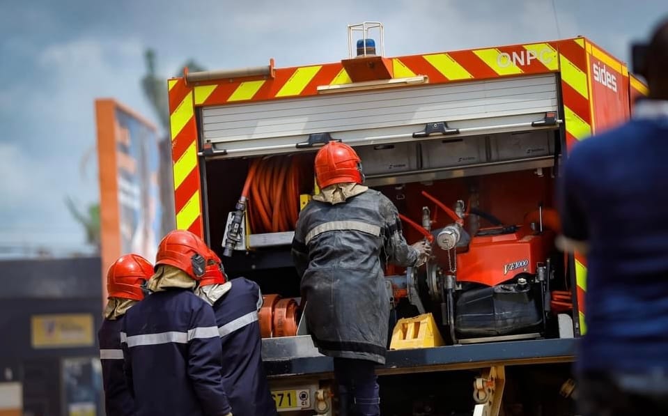 Les sapeurs-pompiers en intervention