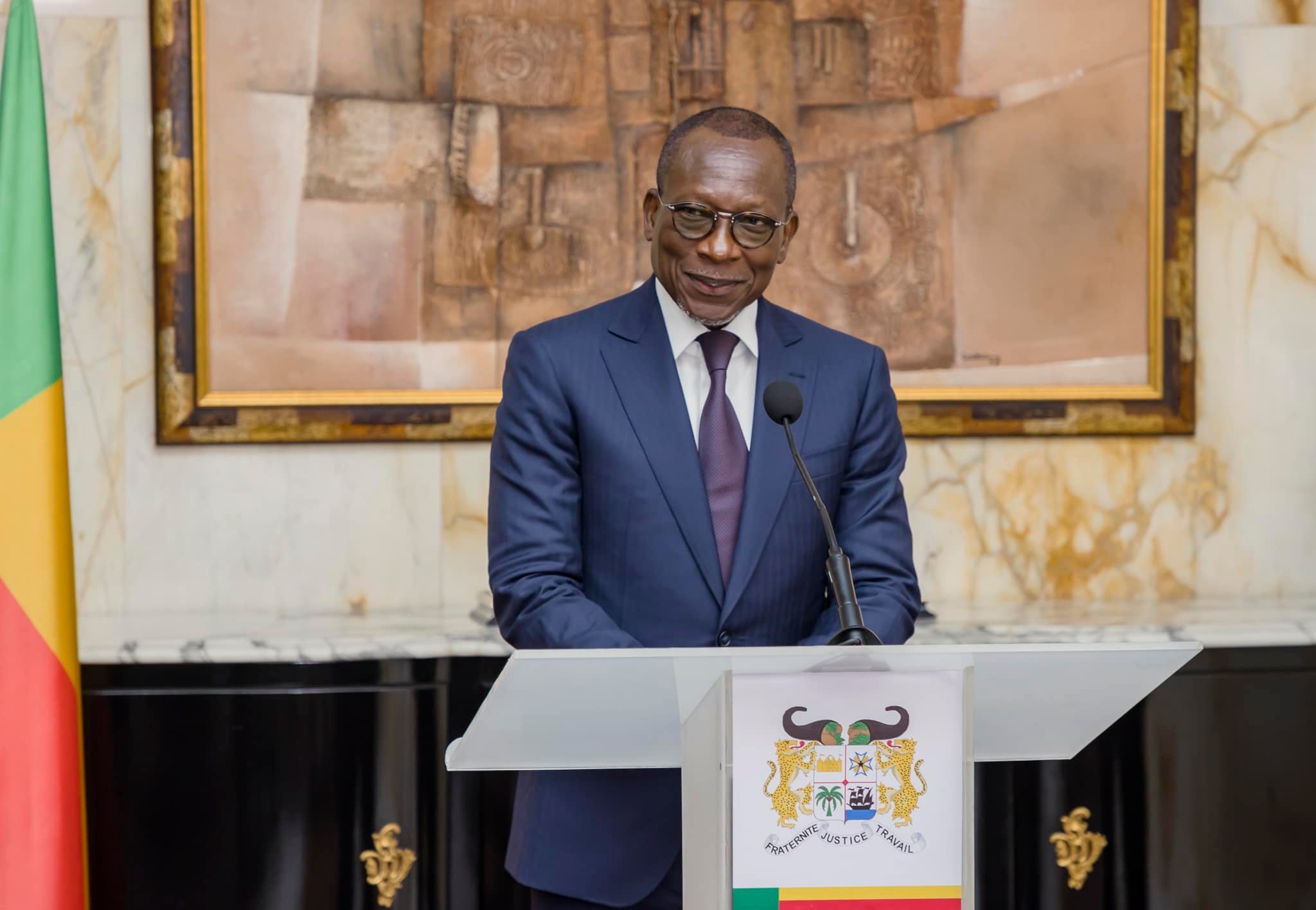 Patrice Talon, président du Bénin